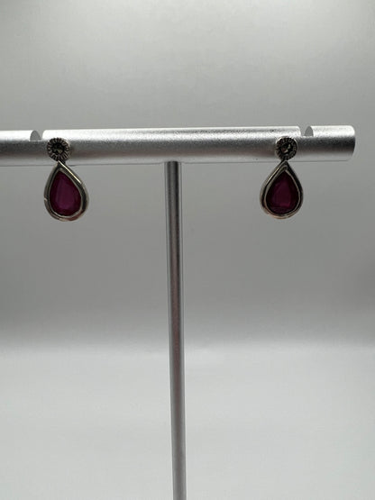 Sterling Silver Teardrop Earrings